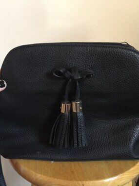 Faux Leather Crossbody with tassels